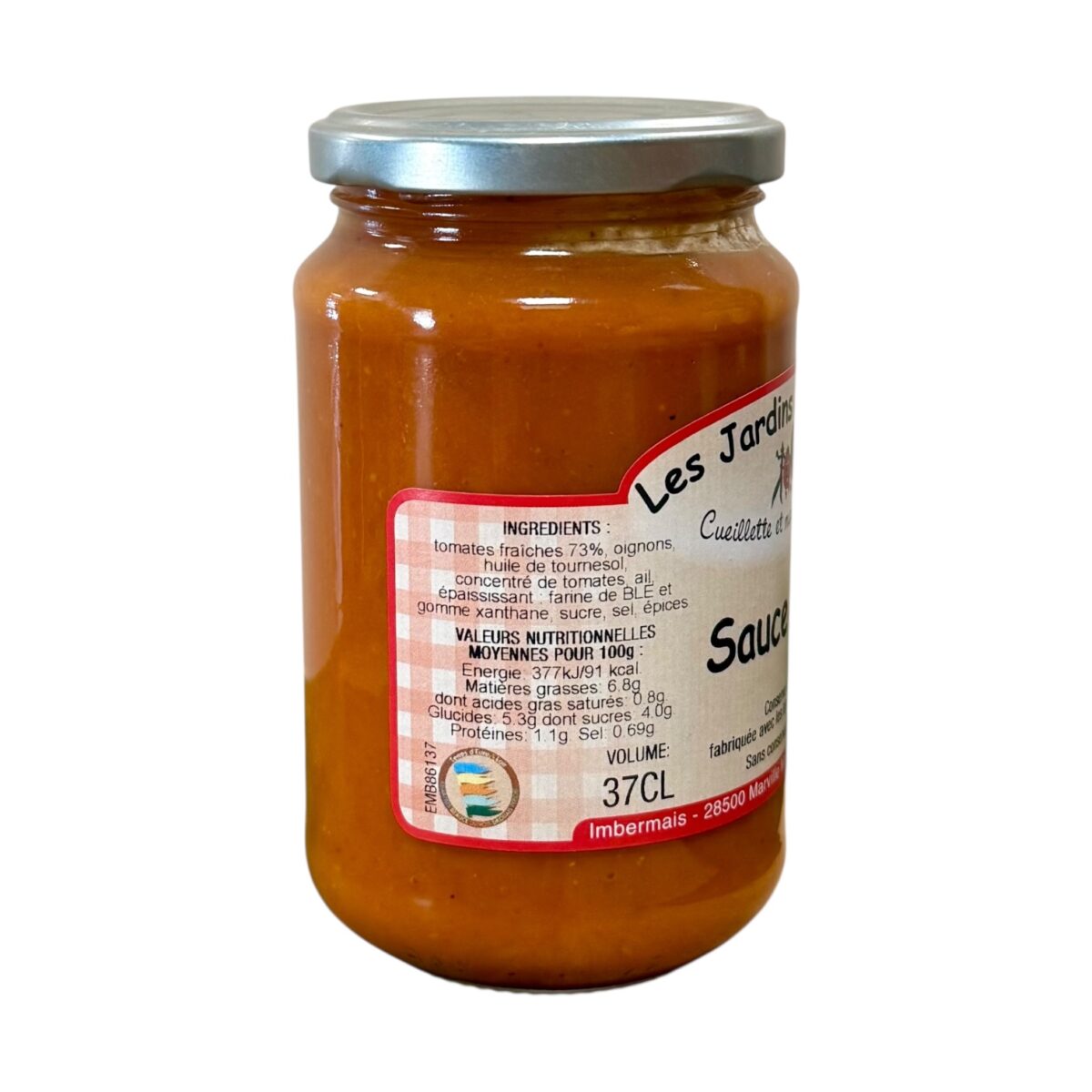 SAUCE TOMATE LES JARDINS D'IMBERMAIS – Image 2