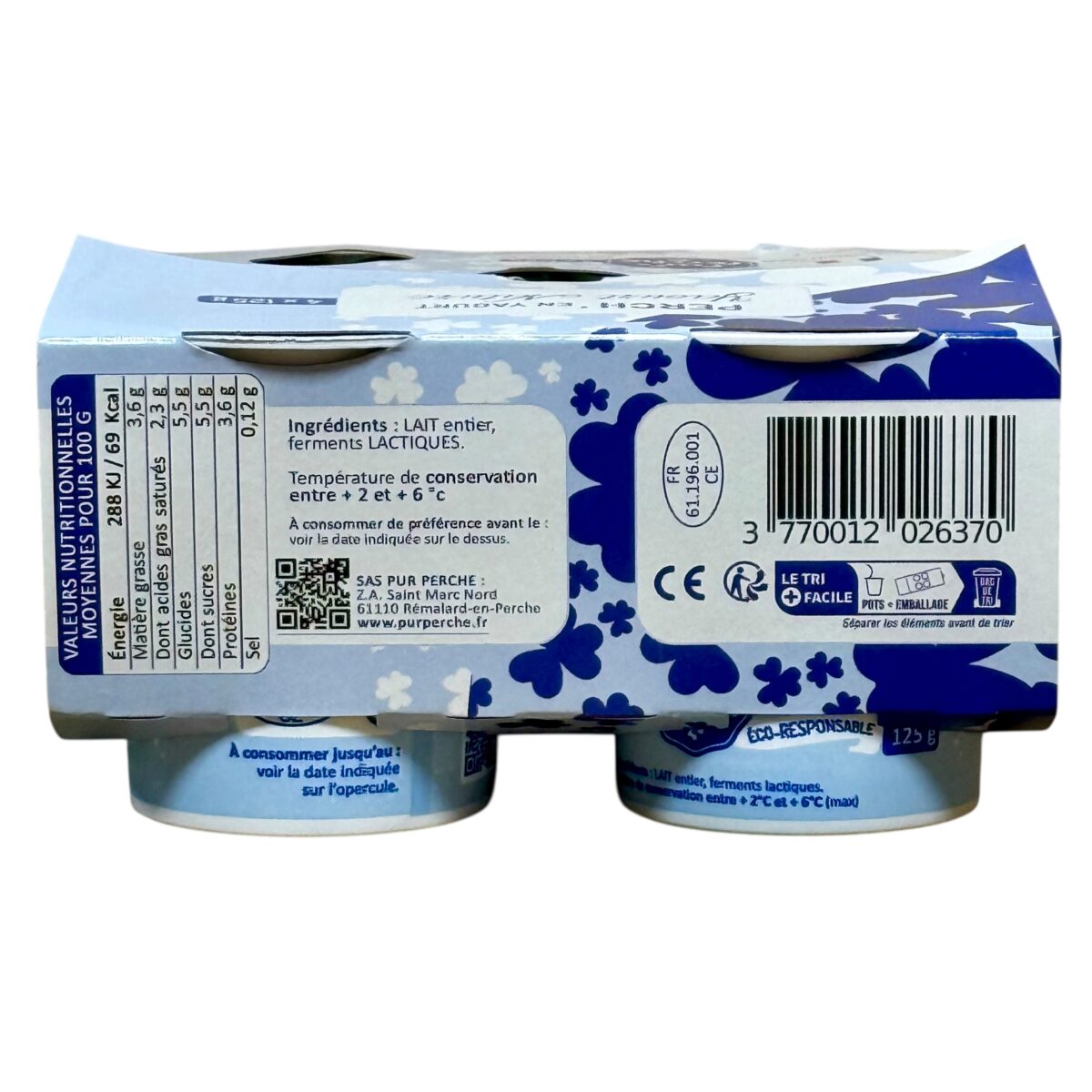 YAOURT NATURE PUR PERCHE – Image 2