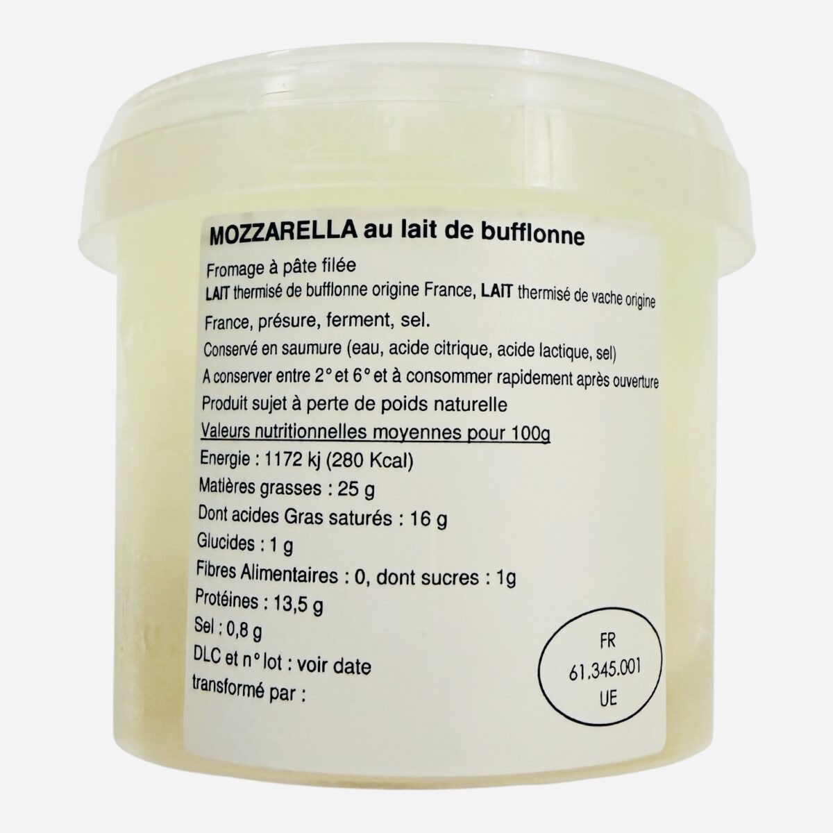 MA MOZZA AU LAIT DE BUFFLONNE  150GR PUR PERCHE – Image 2