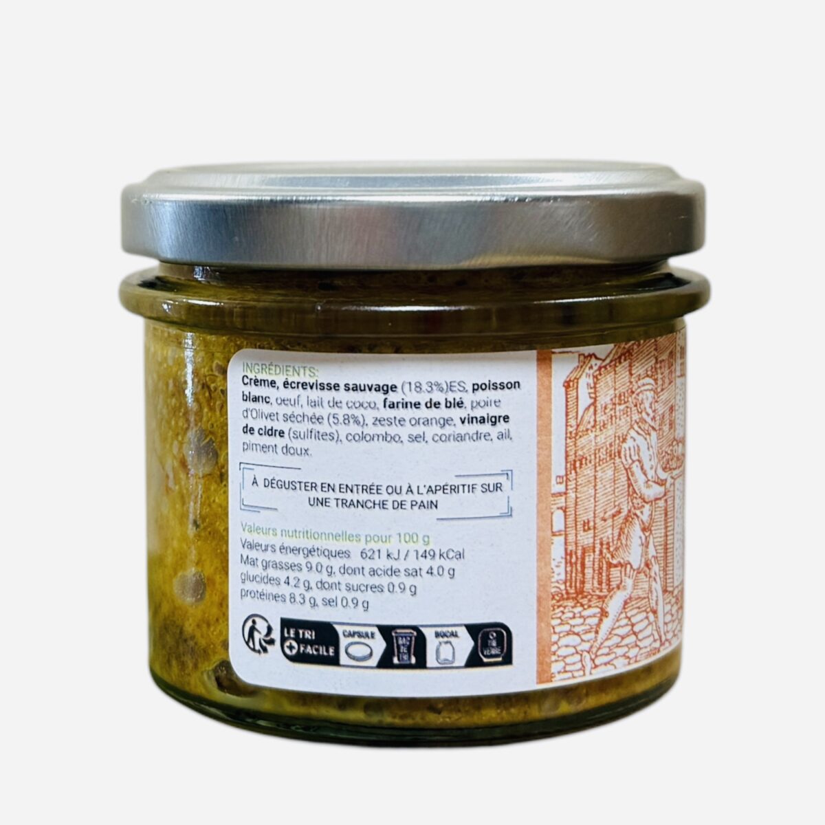 TERRINE D'ÉCREVISSE À LA POIRE SÉCHÉE D'OLIVET LA BOURRICHE AUX APPETITS – Image 2