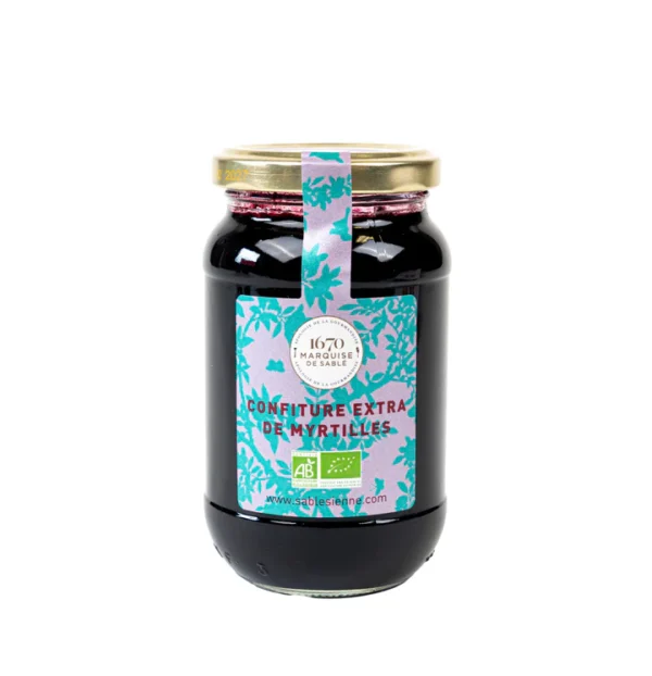 CONFITURE DE MYRTILLES  "LA SABLESIENNE"