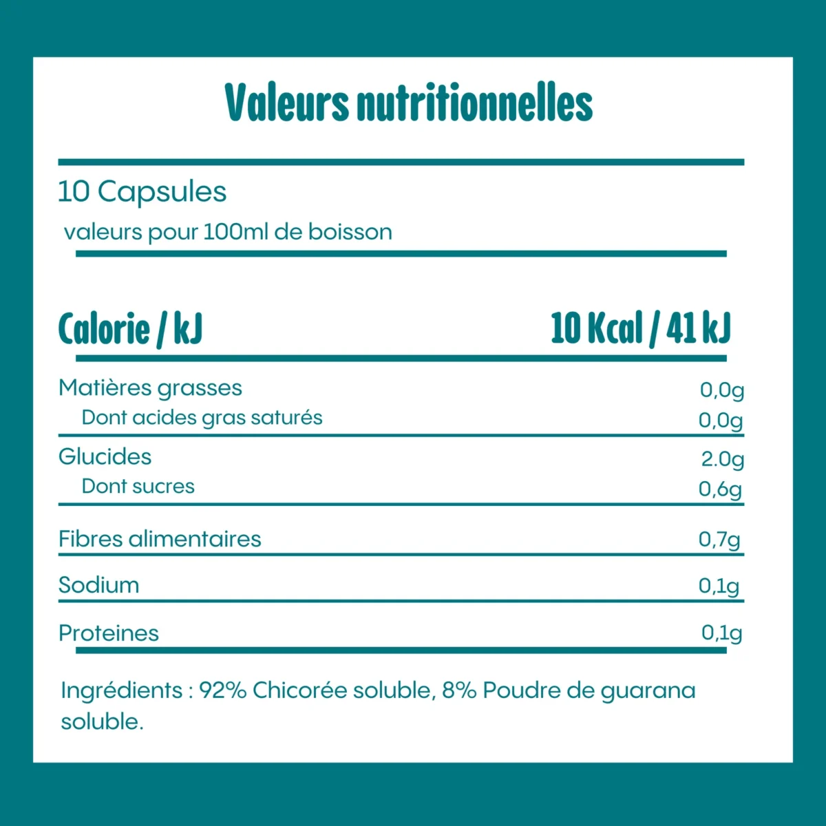 DOSETTE CHICORÉE ET GUARANA X10 CHERICO – Image 4
