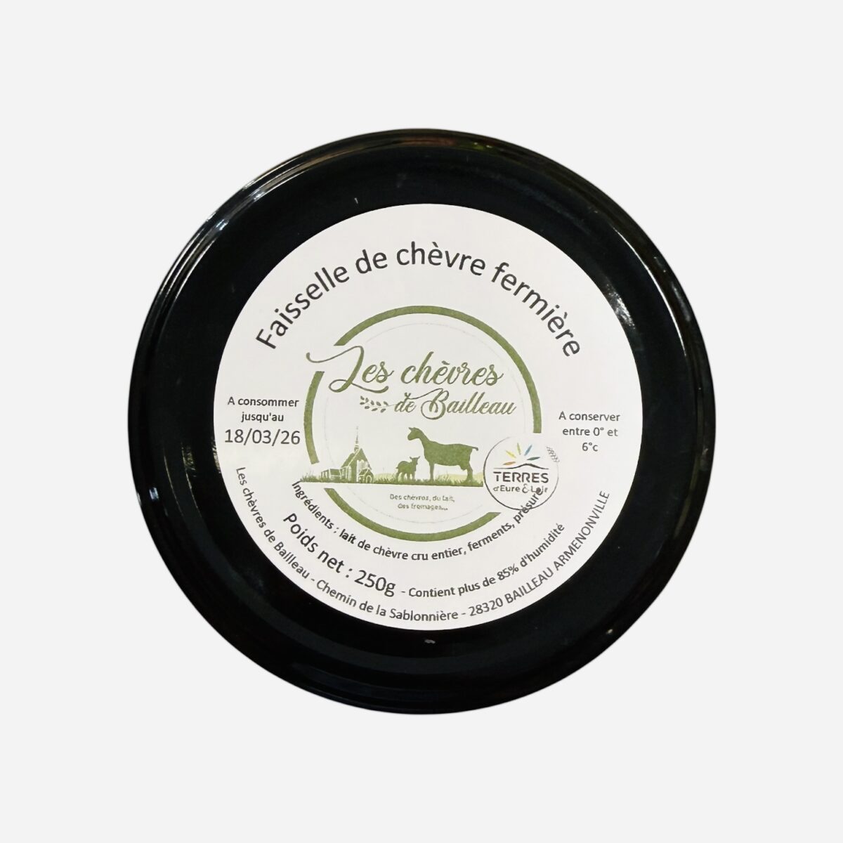 FAISSELLE AU LAIT DE CHÈVRE "LES CHÈVRES DE BAILLEAU" – Image 2