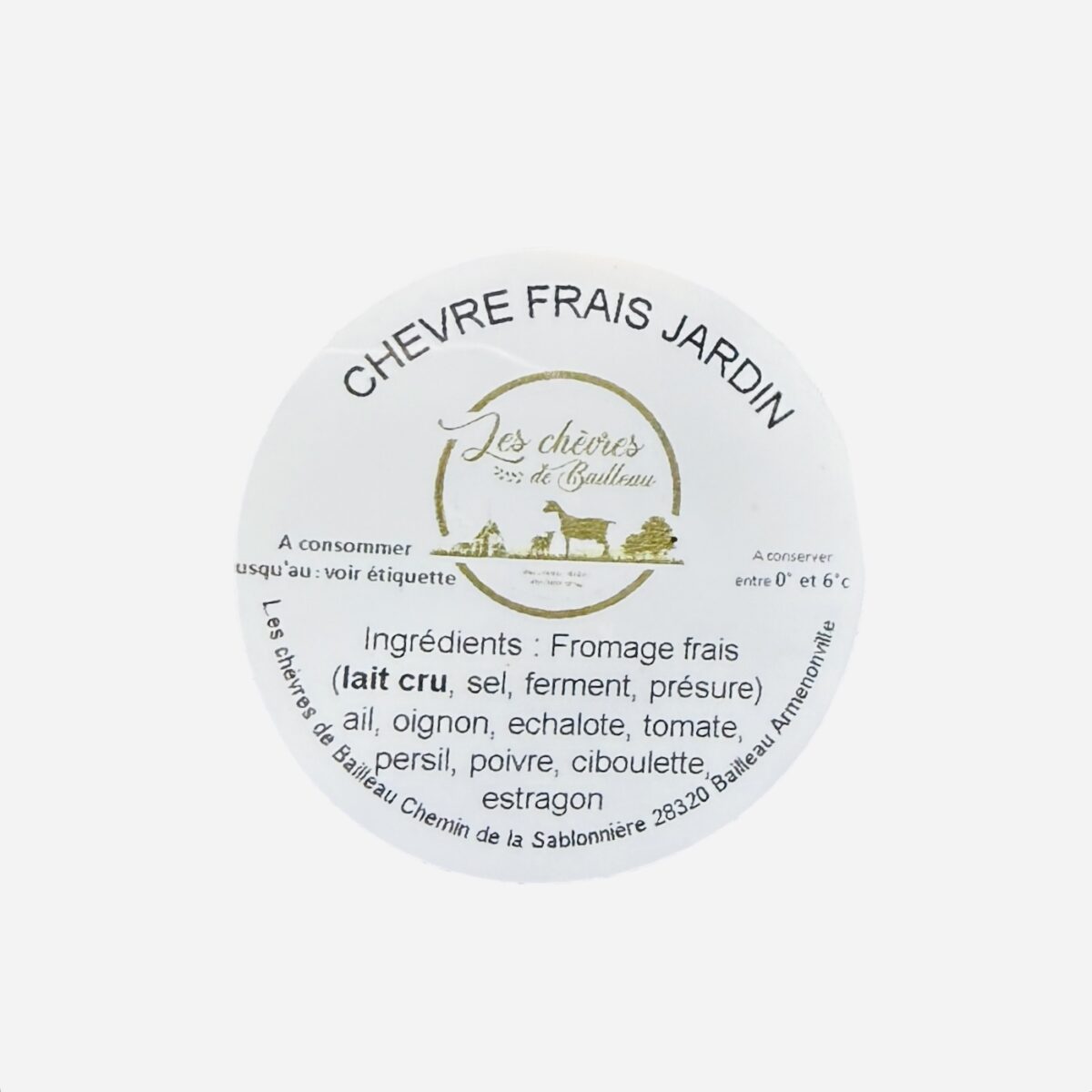 CROTTIN FRAIS AROMATISÉ AU LAIT DE CHÈVRE "LES CHÈVRES DE BAILLEAU" – Image 5