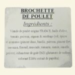 BROCHETTES DE POULET MARINÉS X4 "FERME DE LA BELVINDIERE" – Image 2