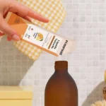 BOUTEILLE POMPE POUR RECHARGE LIQUIDE VAISSELLE AMBREE PIMPANT