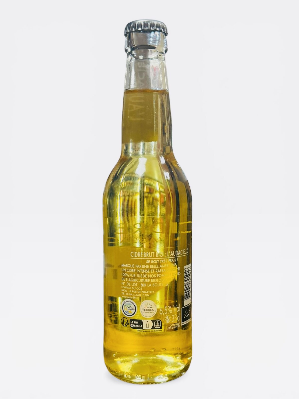 CIDRE BRUT BIO "L'AUDACIEUX" BAIO – Image 2