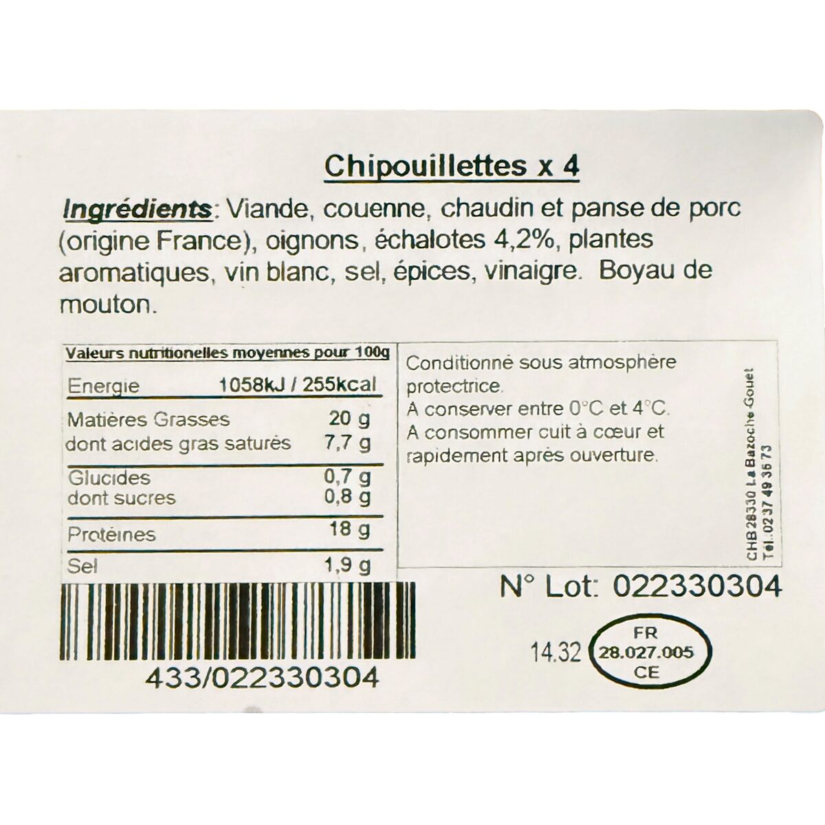 CHIPOUILLETTES X4 "LE BAZOCHON" – Image 2
