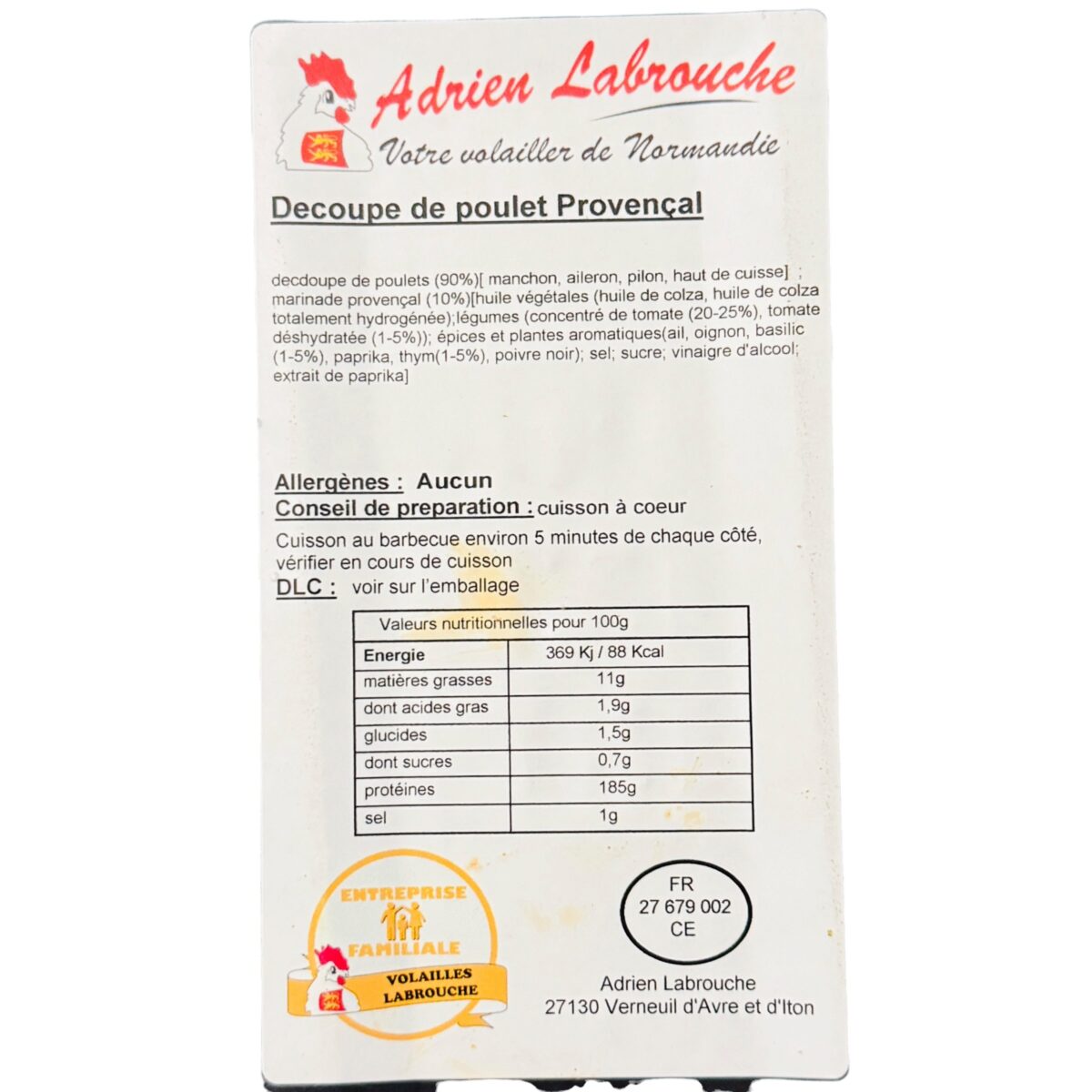 HAUT DE CUISSE DE POULET À LA PROVENÇALE  X4 – Image 2