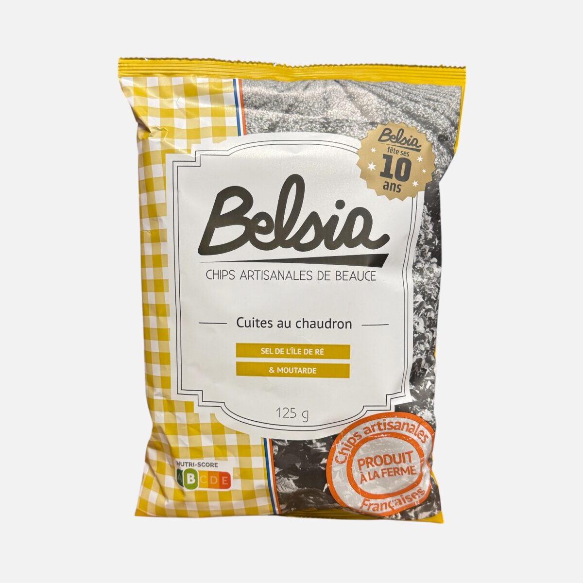 CHIPS À LA MOUTARDE ET SEL DE L'ILE DE RÉ BELSIA – Image 1