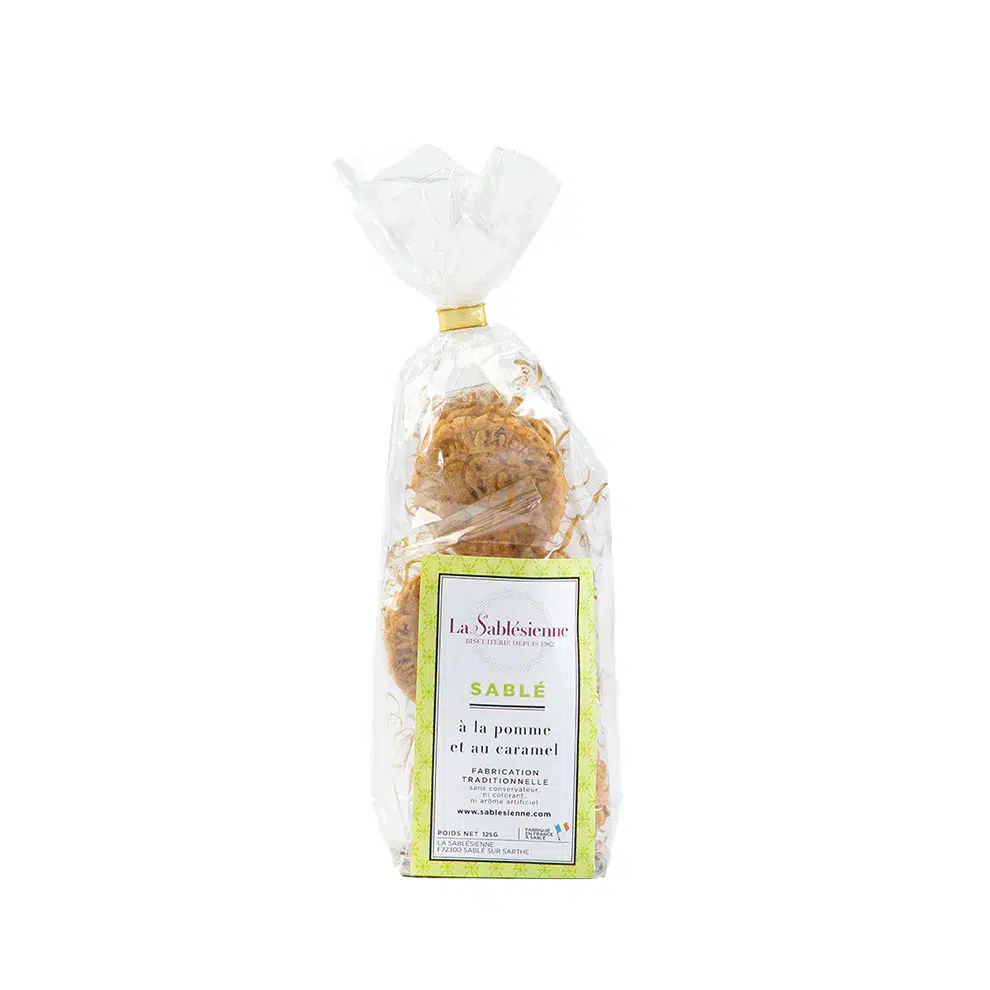 POMME CARAMEL SABLÉ À LA POMME ET AU CARAMEL LA SABLESIENNE – Image 1