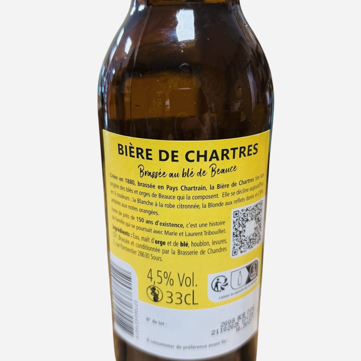 BIÈRE BLONDE DE CHARTRES « TRIBOUILLET » – Image 2
