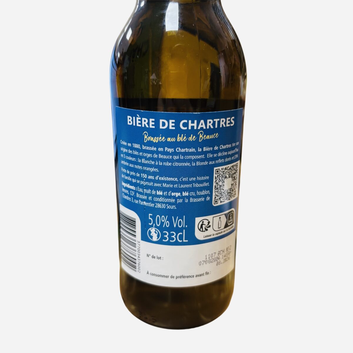 BIÈRE BLANCHE DE CHARTRES « TRIBOUILLET » – Image 2