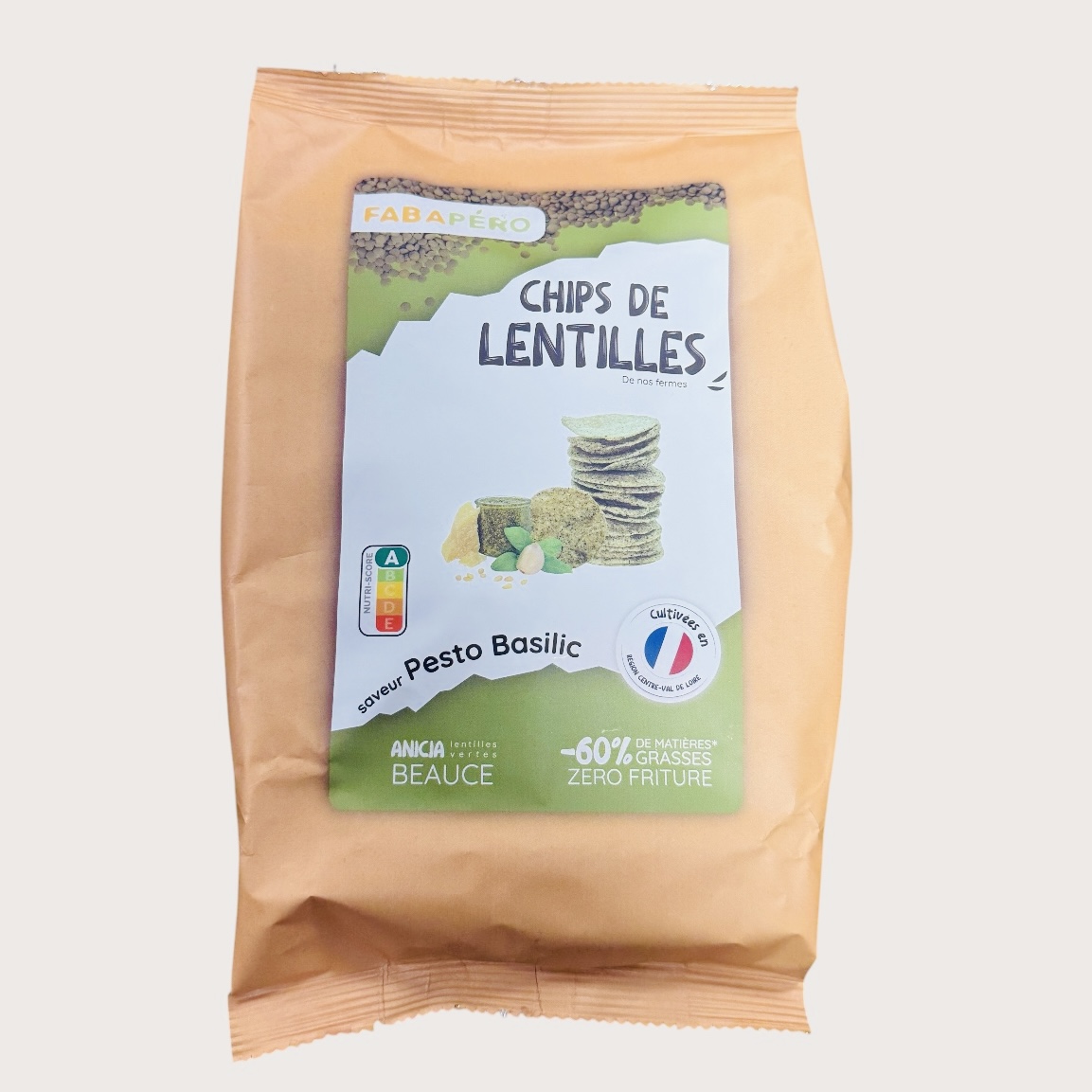 Photoroom_20260619_150954 CHIPS DE LENTILLES PESTO BASILIC "FABAPÉRO" – Image 1