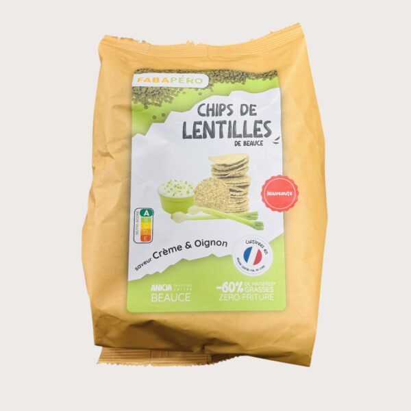 CHIPS DE LENTILLES CREME OIGNON « FABAPÉRO »