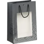 SAC PETIT FENETRE OMBRE ET LUMIERE NOIR SB641S