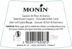 LIQUEUR MONIN FLEUR DE SUREAU 20% – Image 2